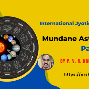 Mundane Astrology Part I,II by P. V. R. Narasimha Rao