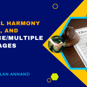 Marital harmony/strife, and divorce/multiple marriages by Alan Annand